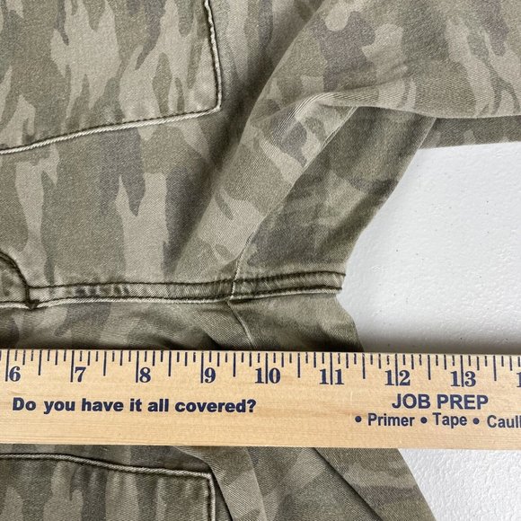 Hei Hei Pants Women's Size‎ 29 Camo Slash Pocket Tapred Leg Cotton Stretch - Picture 8 of 11